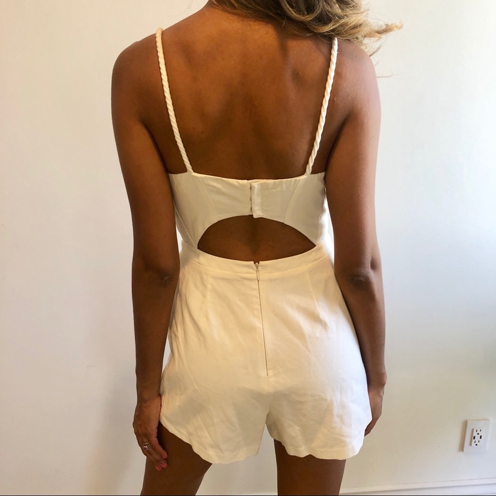 Lovers + Friends White Romper - Picture 2 of 7